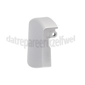 Foto van Deurgreep Breed, 10cm, metallic grijze plastic greep LAV74640, LAV75747 