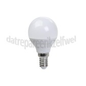 Foto van Calex Ledlamp Kogellamp flame 240V P45 E14, 2,8W, 215 lumen, 2200K 
