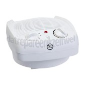 Foto van Bestron Kachel Ventilator kachel 2-in-1, 4 standen, Wit 1000W - 2000W 