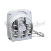 Foto van Bestron Kachel Ventilator kachel 2-in-1, 4 standen, Wit 1000W - 2000W 