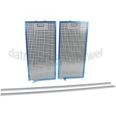 Foto van Pelgrim Filter Aluminium, (2x45cm samen 90cm breed) SLK985RVS 