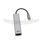 Foto van ACT Hub 3-Poorts USB-C Hub met Gigabit ethernet poort USB-C 3.2 (USB 3.0) 