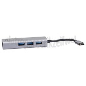 Foto van ACT Hub 3-Poorts USB-C Hub met Gigabit ethernet poort USB-C 3.2 (USB 3.0) 