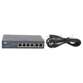 Foto van ACT Switch 6-Poorts 10/100Mbps Switch 4x PoE+ poorten 