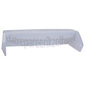 Foto van Flessenrek Wit transparant 400x110mm FI243A, FI250, FI325VA 