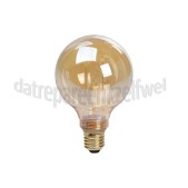 Foto van Calex Ledlamp Crown Globe G95 Gold Dimbaar E27 3,5W 120 Lumen 1800K 
