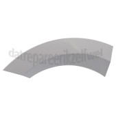 Foto van Gorenje Deurgreep Gebogen, Wit WA6840, W72Y2 