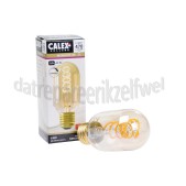 Foto van Calex Ledlamp LED Goud Flex Filament Buismodel E27 5,5W 470Lm 240V 2100K Dimbaar 