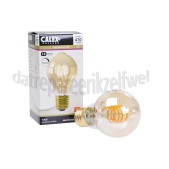 Foto van Calex Ledlamp Standaard Goud Flex Filament Dimbaar E27 5,5W 2100K, 470 Lumen 