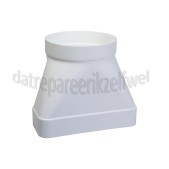 Foto van Novy Aansluiting Verloop naar 150mm. recht Diverse modellen 