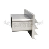 Foto van Novy Rooster Muurdoorvoer met terugslagklep 290 x 160 mm. 