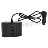 Foto van SBS USB Autolader Splitter Car Charger Maximaal 5 apparaten 