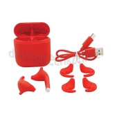 Foto van Defunc Oordopjes True Go Slim Earbud, Rood Draadloos, Bluetooth 5.0, USB-C 