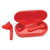 Foto van Defunc Oordopjes True Basic Earbud, Rood Draadloos, Bluetooth 5.2, USB-C 