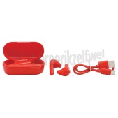 Foto van Defunc Oordopjes True Basic Earbud, Rood Draadloos, Bluetooth 5.2, USB-C 
