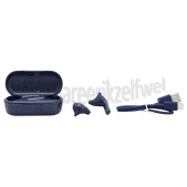 Foto van Defunc Oordopjes True Basic Earbud, Blauw Draadloos, Bluetooth 5.2, USB-C 