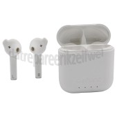 Foto van Defunc Oordopjes True Talk Earbud, Wit Draadloos, Bluetooth 5.2, USB-C 