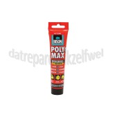 Foto van Bison Lijm Polymax, Express, 165gr tube, Wit Lijmen, Monteren, Afdichten 