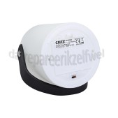 Foto van Calex Display Tafellamp Display, 12 stuks, Wit glas, zwart 3x AA batterijen (niet inbegrepen) 