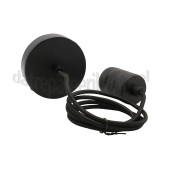 Foto van Calex Lamphouder Cordset Mat Zwart E27 fitting 