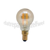Foto van Calex Ledlamp Smart LED Filament Rustic Gold kogellamp P45 220-240V, 4,9W, 470lm, 1800-3000K 