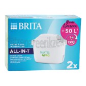 Foto van Brita Filter Filterpatroon 2-pack Brita Maxtra Pro Organic ALL-IN-1 CEBO 