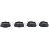 Foto van Trillingsdempers Trillingsdempers Zwart, set van 4 stuks 