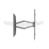 Foto van ACT Muursteun Full Motion TV Wandsteun XL, 3 draaipunten Schermformaat 37 t/m 70 inch, 40kg 