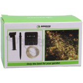Foto van Benson Verlichting LED lichtslang Solar, 100 LED Buiten, IP44, 11,9 meter 