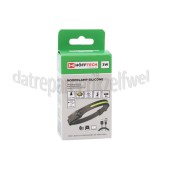 Foto van Hofftech Hoofdlamp Hoofdlamp 3W, Siliconen Band USB C, 200 lumen, 6000-6500K 