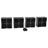 Foto van Whirlpool Filter Koolstoffilter, 4 stuks WVH92K, PVH92BKF 