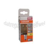 Foto van Osram Ledlamp LED Retrofit Classic P25 E14 Helder 2,5W, 2700K, 250lm 