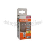 Foto van Osram Ledlamp LED Retrofit Classic P25 E14 Mat 2,5W, 2700K, 250lm 
