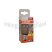 Foto van Osram Ledlamp LED Retrofit Classic P25 E27 Mat 2,5W, 2700K, 250lm 