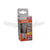 Foto van Osram Ledlamp LED Retrofit Classic P40 Dimbaar E27 Mat 4,8W, 2700K, 470lm 
