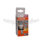 Foto van Osram Ledlamp LED Star Classic P40 E14 Mat 4,9W, 2700K, 470lm 