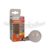 Foto van Osram Ledlamp LED Retrofit Classic P40 E14 Mat 4,0W, 2700K, 470lm 