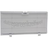 Foto van Whirlpool Klep Afdekking inspectiepaneel, wit NTM1081EU, NTCM108BEU 