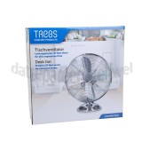 Foto van Trebs Ventilator Retro Chroom 35 Watt, 3 standen, draaibaar 