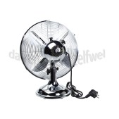 Foto van Trebs Ventilator Retro Chroom 35 Watt, 3 standen, draaibaar 