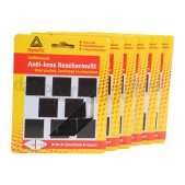 Foto van Deltafix Krasvilt Anti-krasvilt zwart vierkant 25x25mm 