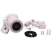 Foto van Calex Beveiligingscamera Smart Outdoor Spotlight Camera Nachtzicht (10 meter), 350Lumen, 2K Camera, opslag 