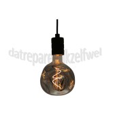Foto van Calex Ledlamp XXL Organic Neo Titanium E27 4W 80Lm 1800K Dimbaar 