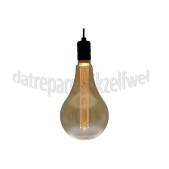 Foto van Calex Ledlamp Royal Osby Goud E27 3,5W 150Lm 1800K Dimbaar 