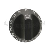 Foto van Smeg Knop Timer, zwart ALFA43, ALFA135XP 