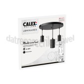 Foto van Calex Lamphouder Multi Cordset zwart, rond 3x E27 