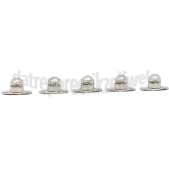 Foto van Deltafix Tourniquetsluiting Tourniquetsluiting 17 x 11mm Nikkel, 5 stuks Ovale zeilringen 