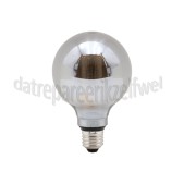 Foto van Calex Ledlamp LED Glasfiber Titanium G95 SMD E27 3,5W 40lm 2000K Dimbaar 