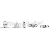 Foto van Deltafix Tourniquetsluiting Tourniquetsluiting 22 x 14mm Nikkel, 25 stuks Ovale zeilringen 