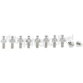 Foto van Deltafix Tourniquetsluiting Loxx bout m5 x 10mm vernikkeld Tourniquetsluiting, en zeilringen 